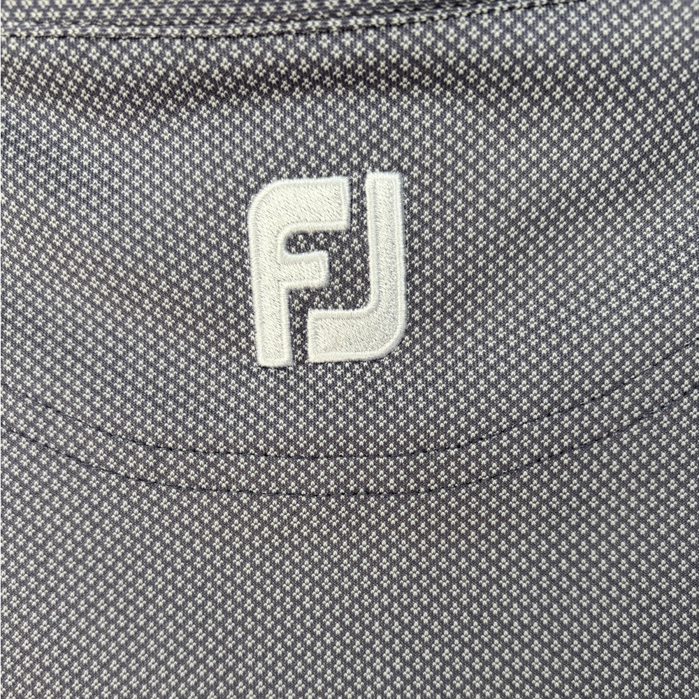 Foot Joy FJ Mens Golf Polo Shirt Size Medium Gray  Short‎ Sleeve - Picture 4 of 9